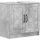 Maison Exclusive - Meuble sous-vasque UTRECHT, couleur gris béton, 59,5 x 31,5 x 59 cm