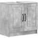Maison Exclusive - Meuble sous-vasque UTRECHT, couleur gris béton, 59,5 x 31,5 x 59 cm