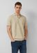 s.Oliver Polo Beige Coton Manches Courtes Homme Taille S