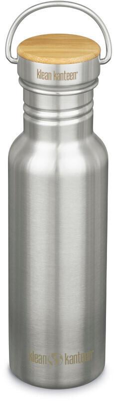 Klean Kanteen Klean Kanteen Reflect Narrow Bottle 532ml with Bamboo Cap, zilver  2023 BPA-vrije Bidons
