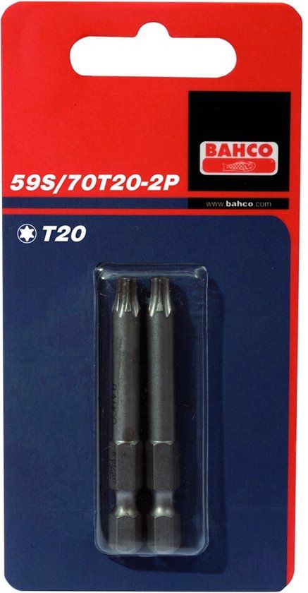 Bahco 2xbits t15 70mm 1/4" standard | 59S/70T15-2P