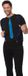 partychimp Carnaval verkleedset bretels en stropdas - donkerblauw - volwassenen/unisex - feest accessoires