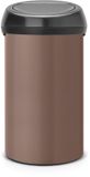 Brabantia Touch Bin Prullenbak - 60 liter - Satin Taupe/Matt Black deksel