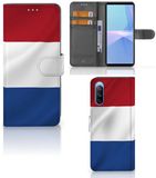 Sony Xperia 10 III Étui style livre Drapeau néerlandais