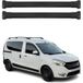 Omac Barres de toit en aluminium pour Dacia Dokker 2012-2022 – Tüv / Din 75302:2019 – Charge max 75 kg – 2 barres noir