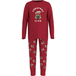 LUPILU® Ensemble pyjama de Noël enfant (rouge, 2-4 ans)