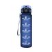 HoneyHolly Drinkfles sport, 500 ml, lekvrij, kunststof, waterfles, drinkfles, geschikt voor koolzuurhoudende dranken, sportfles voor fiets, kinderen, school, fitness, yoga, marineblauw