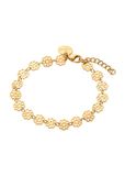 PURELEI Armband Blossom Goud 14 karaat Staal 19 cm