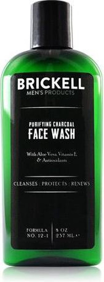 Brickell Men's Purifying Charcoal Face Wash 237 ml.