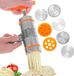 Machine à nouilles manuelle sans marque avec 7 moules à nouilles - Acier inoxydable