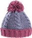 Bonnet tricoté sans marque bleu marine/rouge avec pompon pour garçons
