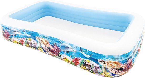 Intex Swim Center Oceaan Leven Zwembad - 305x183x56 cm