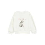 s.Oliver sweater met print - wit