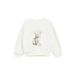 s.Oliver sweater met print - wit
