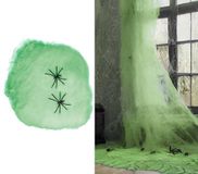 FIESTAS GUIRCA Groen spinnenweb (100 g)