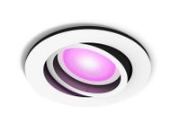 Philips Hue Centura Inbouwspot - Wit & Gekleurd Wit - Rond - GU10 - 1-pack