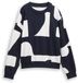 Tom Tailor Denim Sweatshirt navy white big scale print XXL