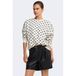 ONLY ONLY sweater met stippen - ecru/zwart