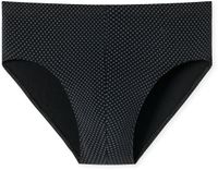 SCHIESSER Cotton Casuals slip (1-pack) - heren minislip zwart met patroon