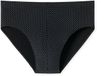 SCHIESSER Cotton Casuals slip (1-pack) - heren minislip zwart met patroon