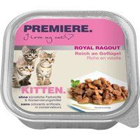 PREMIERE Royal Ragout Kitten Rijk aan gevogelte 16x100 g