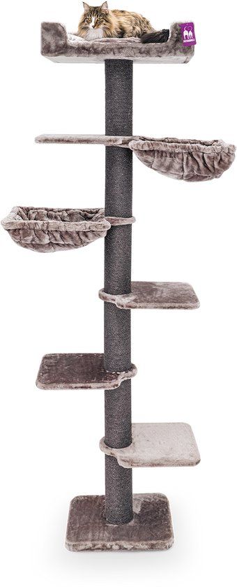 Petrebels Alexis 224 Krabpaal XXL - Cappuccino - 45 x 35 x 224 cm