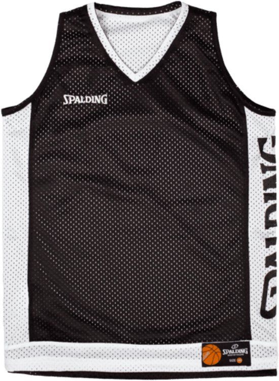 Spalding Reversible Shirt Heren - Zwart / Wit - Maat L