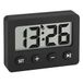 TFA Dostmann Digitale wekker, 60.2014.01, timer en stopwatch, wekfunctie, rubberen coating, zwart, L 59 x B 14 (30) x H 42 mm
