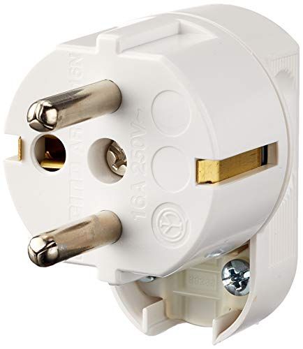 BTicino S2016NB Stuurstekker - 2P+T - 10/16A - Wit