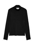 VERO MODA Awglesha Ls Roll Neck Top Noos, Noir, S
