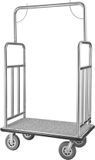 Vevor Hotelbagagewagen 544kg Hoteltrolley Koffertrolley Piccolotrolley 108x64x180cm