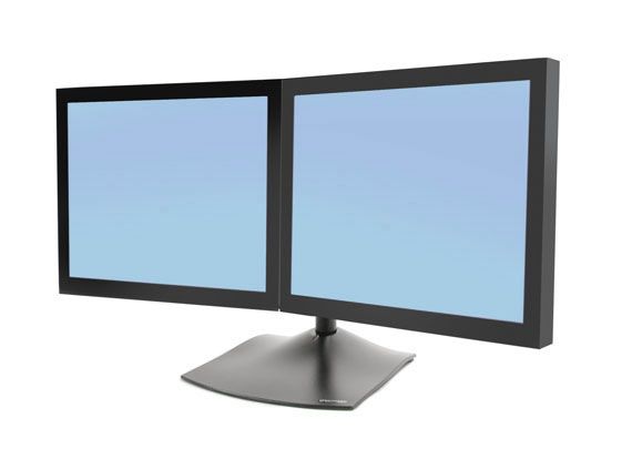 Ergotron DS100 Dual Monitor Desk Stand - Horizontal - 33-322-200