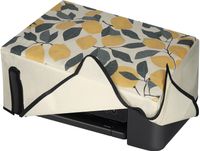 kwmobile hoes geschikt voor Epson Expression Home XP-3200 / XP-4200 / XP-4205 - Beschermhoes voor printer - Cover in geel / groen / beige - Citroenboom design