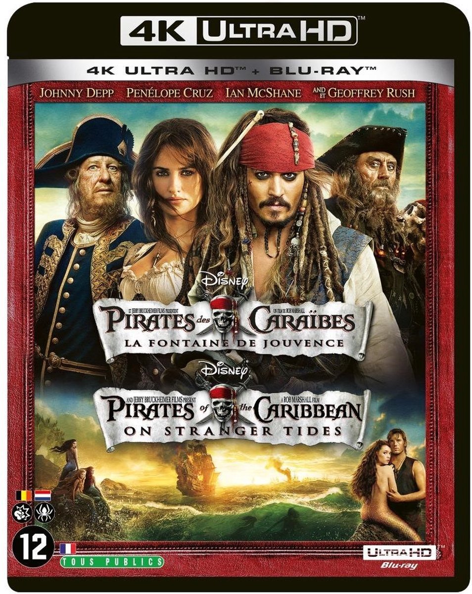 Disney Movies Pirates of the Caribbean: On Stranger Tides (4K Ultra HD)