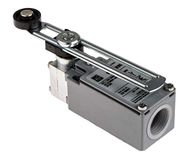 RS PRO Eindschakelaar, hendel met verstelbare rol, DPST, sluiter/opener, IP 66, zinklegering, 10A aansluitkabel