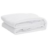 vidaXL Matrasbeschermer waterdicht 160x220 cm wit