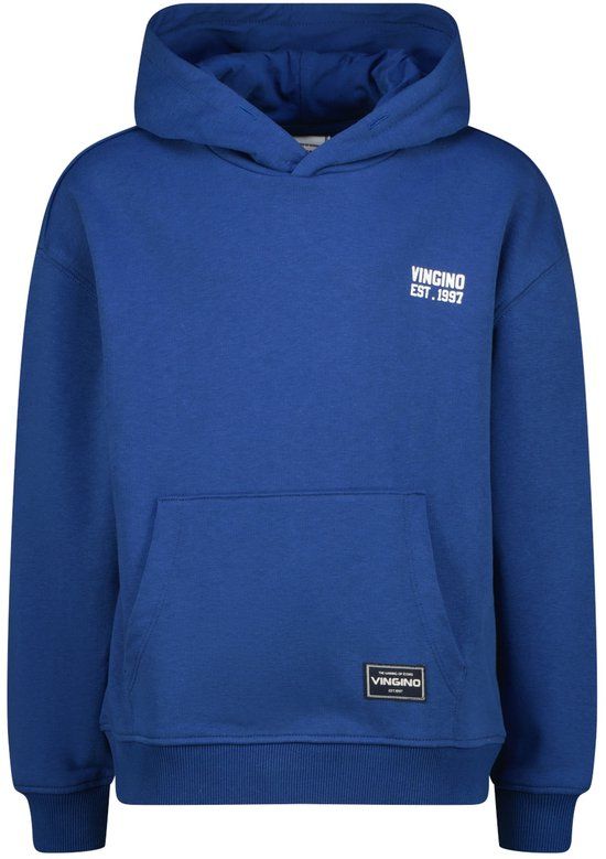 Vingino Icon-hoody Jongens Sweater Katoen/Polyester Maat 140 Blauw