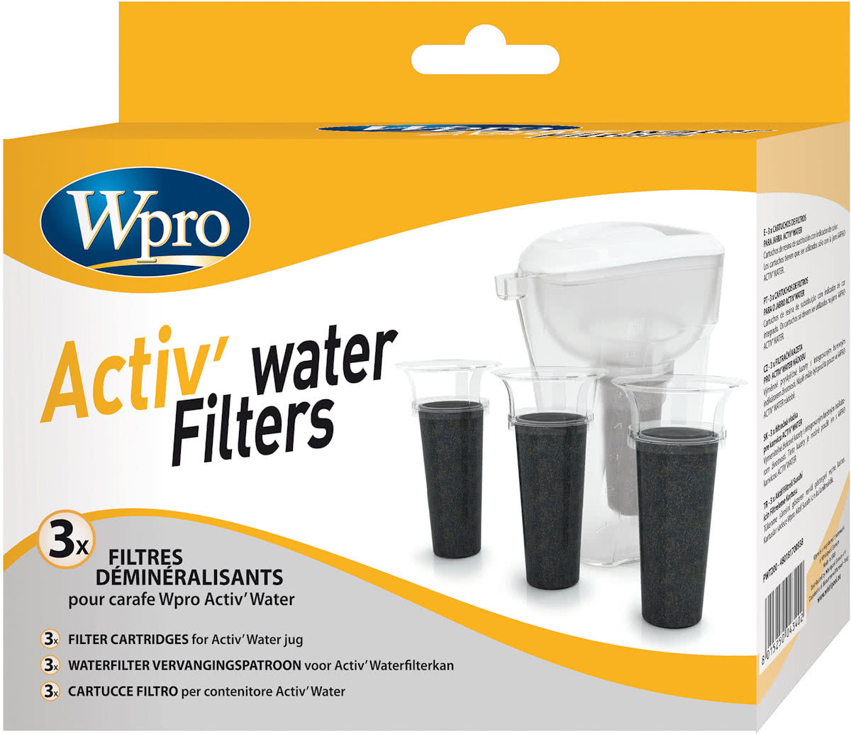 WPRO waterfilterpatronen Activ Water 3 stuks