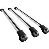 Suzuki Baleno / Esteem Wagon 1995-2002 Ace-1 Modèle Barres De Toit Railing Porte-bagages De Voiture Aluminium Gris 3 Barres