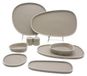 Bricard Croix Ensemble petit déjeuner 25 pièces Beige Porcelaine