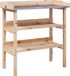 vidaXL Plantentafel met schappen 78x38x82,5 cm massief vurenhout