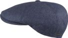 Hatland Chris Zijde Flat Cap Marine Blauw Maat XL Unisex