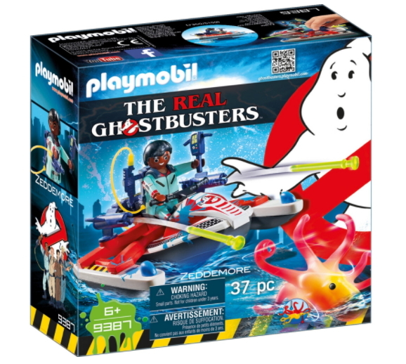 playmobil Ghostbusters Zeddemore with Aqua Scooter