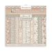 Stamperia International Stamperia-Scrapbooking Pad-You and Me-Achtergronden, Wit, OSFA