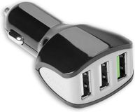 Celly Autolader 3x USB-A - Zwart
