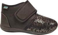 Q Fit Geneve 1 Black design stretch Dames Verbandpantoffels - Zwart - 38