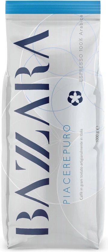Bazzara Piacerepuro Koffiebonen - 1kg - 100% Arabica