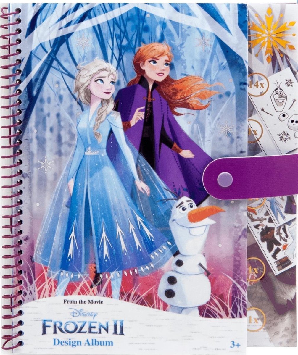 Disney Kleurboek A4 Frozen Ii Blauw/paars