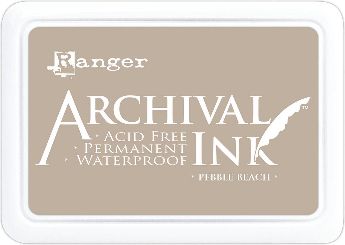 Ranger Ink Archival Stempelkussen - Ink Pad - Pebble beach