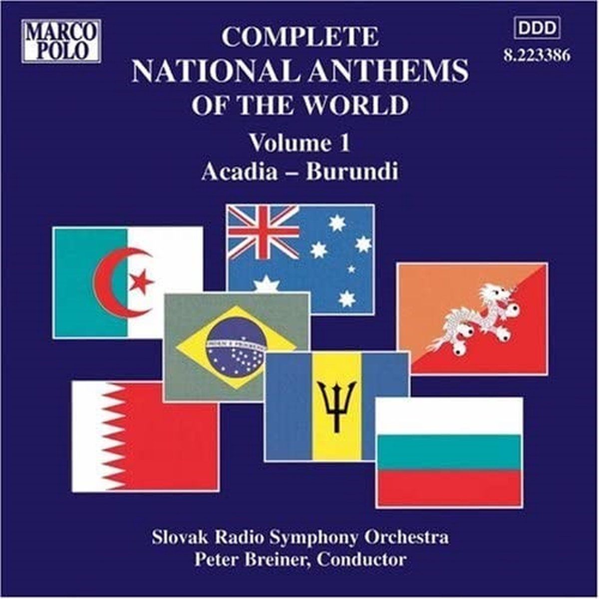 OUTHERE Complete National Anthems Vol 1: Acadia - Burundi - 0730099338622